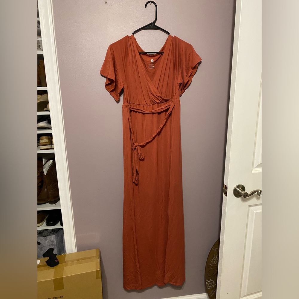 Kindred Bravely V neck wrap dress